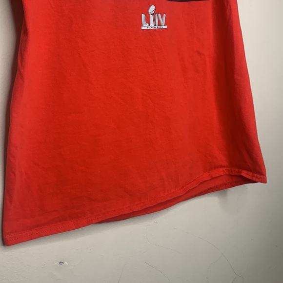 Kansas City Chiefs Super Bowl LIV Short Sleeved Tee Shirt Game Day KC Size M Red - Picture 4 of 10